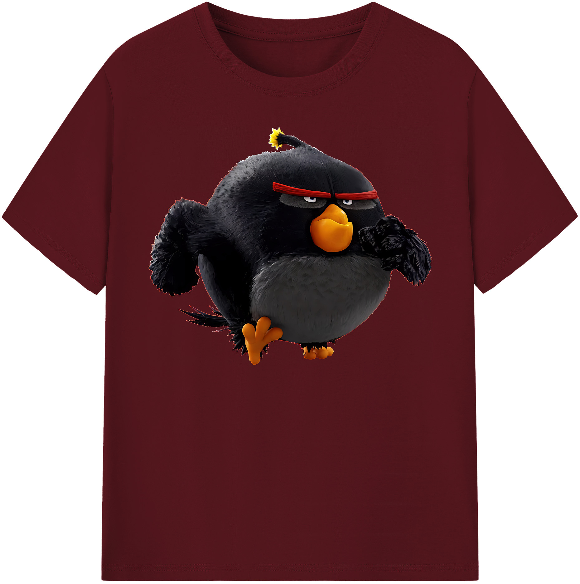 （画像用） Angry Birds アングリーバード 綿100％半袖Tシャツ（フロントプリント）